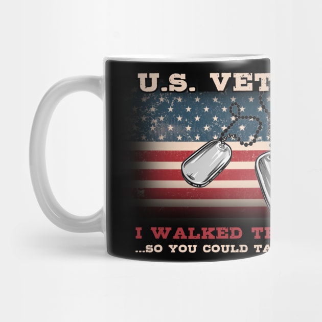 Independence Day Gifts I Walked The Walk  US Veteran T Shirt by nhatvv